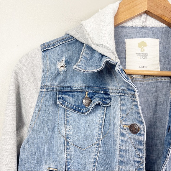 Tucker + Tate Denim Hoodie Jacket - Picture 5 of 6